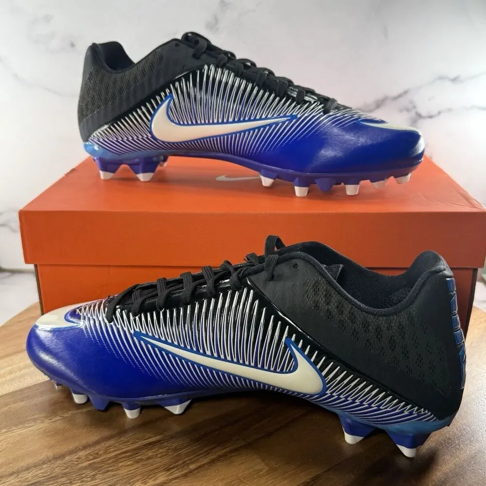 Mens 11-Nike Vapor Speed 2 TD Football Cleats Game Royal Black 833380-414 NEW